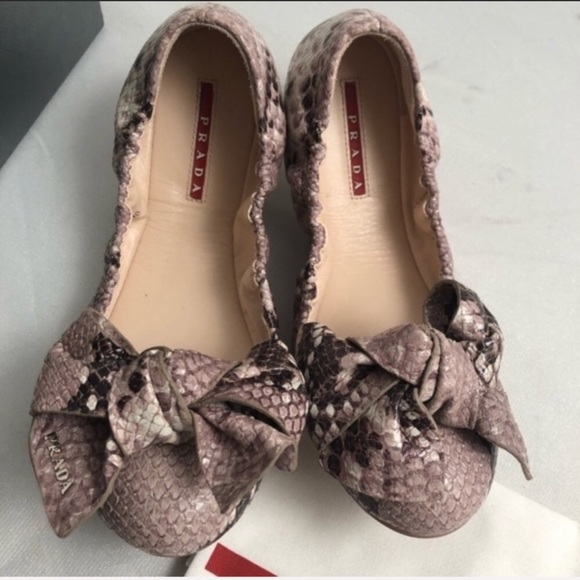 Prada St. Pistone Roccia 3F5440 snake print - Picture 4 of 6